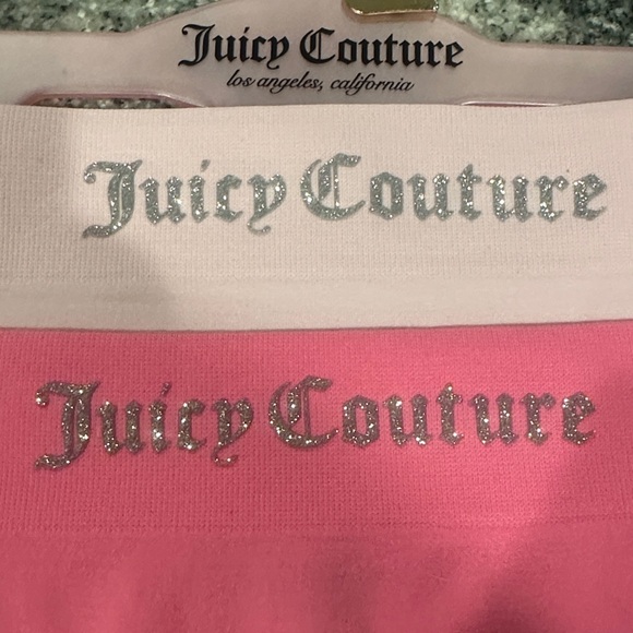 Juicy Couture Hot Pink and Light Pink Boxer Boy Shorts - Picture 3 of 5
